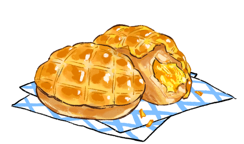 pineapple bun pineapple bun
