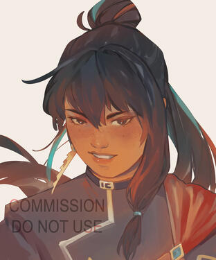 painted bust painted bust